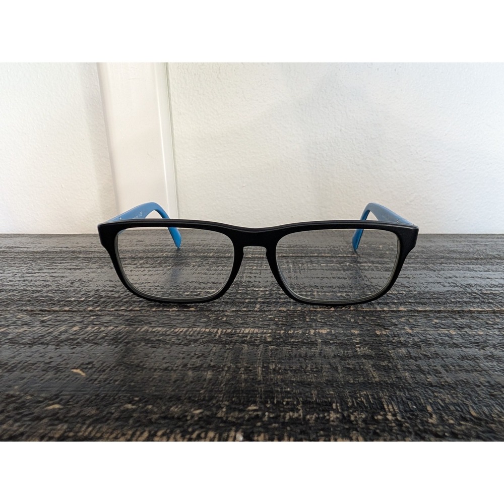 PRADA VPR07P 1BO-1O1 Matte Black Blue Eyeglasses Frames Only* 56-17-145 Italy